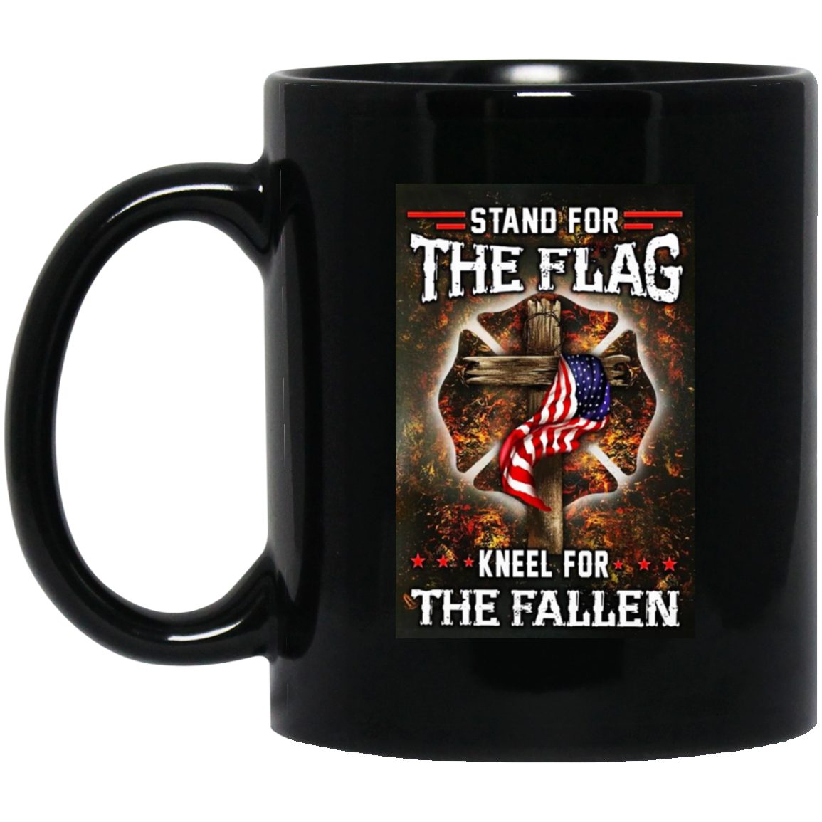 Stand for the Flag Kneel for the Fallen Mug
