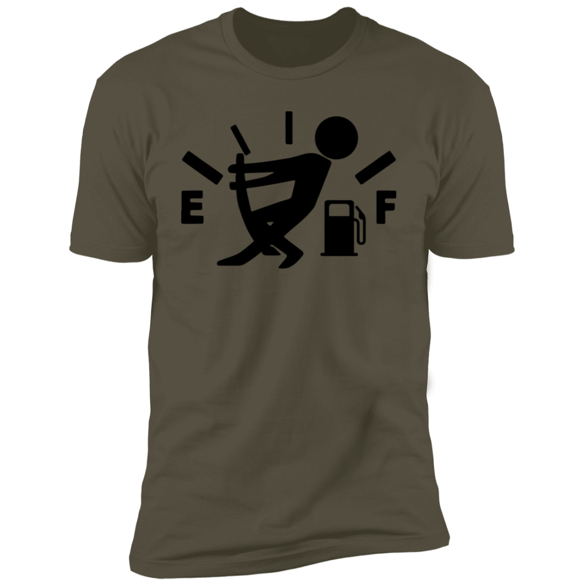 Empty Gas Tank Gauge T-shirt