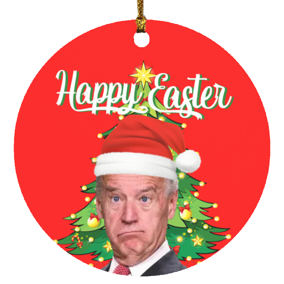 Happy Easter Holiday Ornament