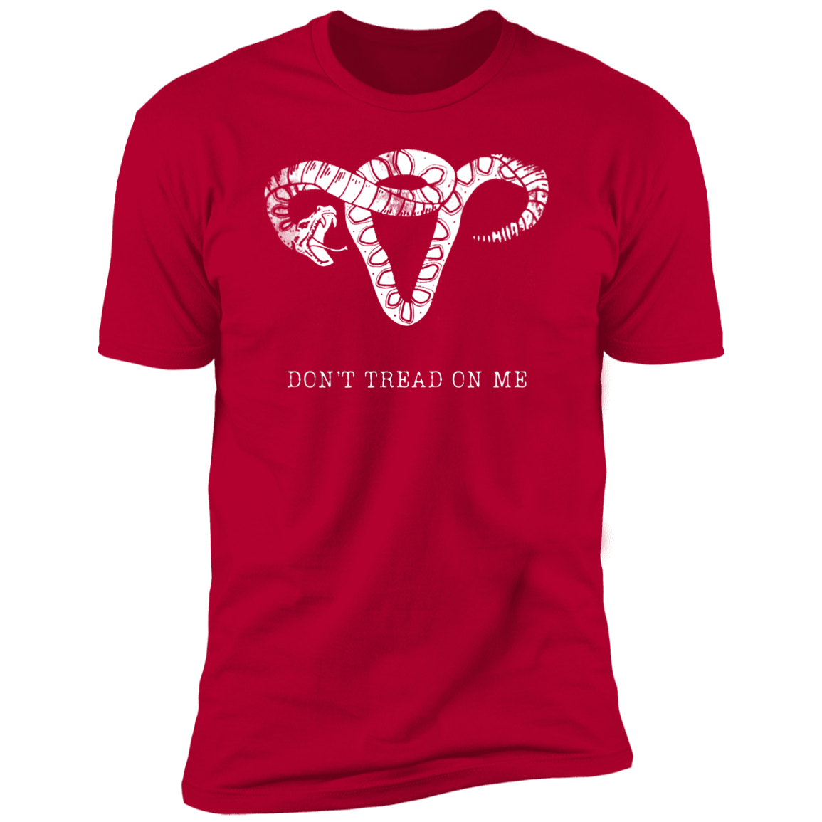 Don't Tread On Me Uterus Unisex T-shirt