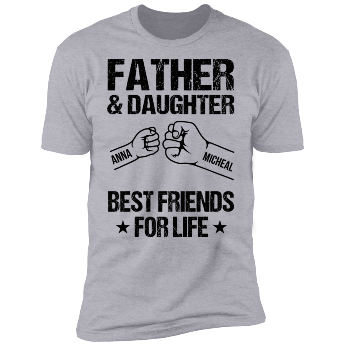 Father & Daughter Personalized T-shirt