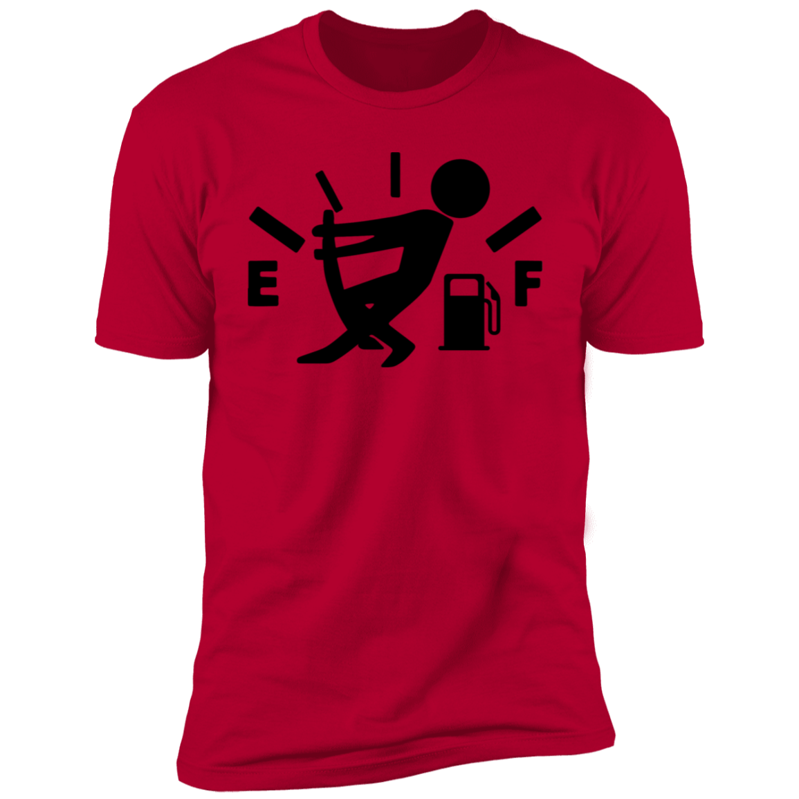 Empty Gas Tank Gauge T-shirt