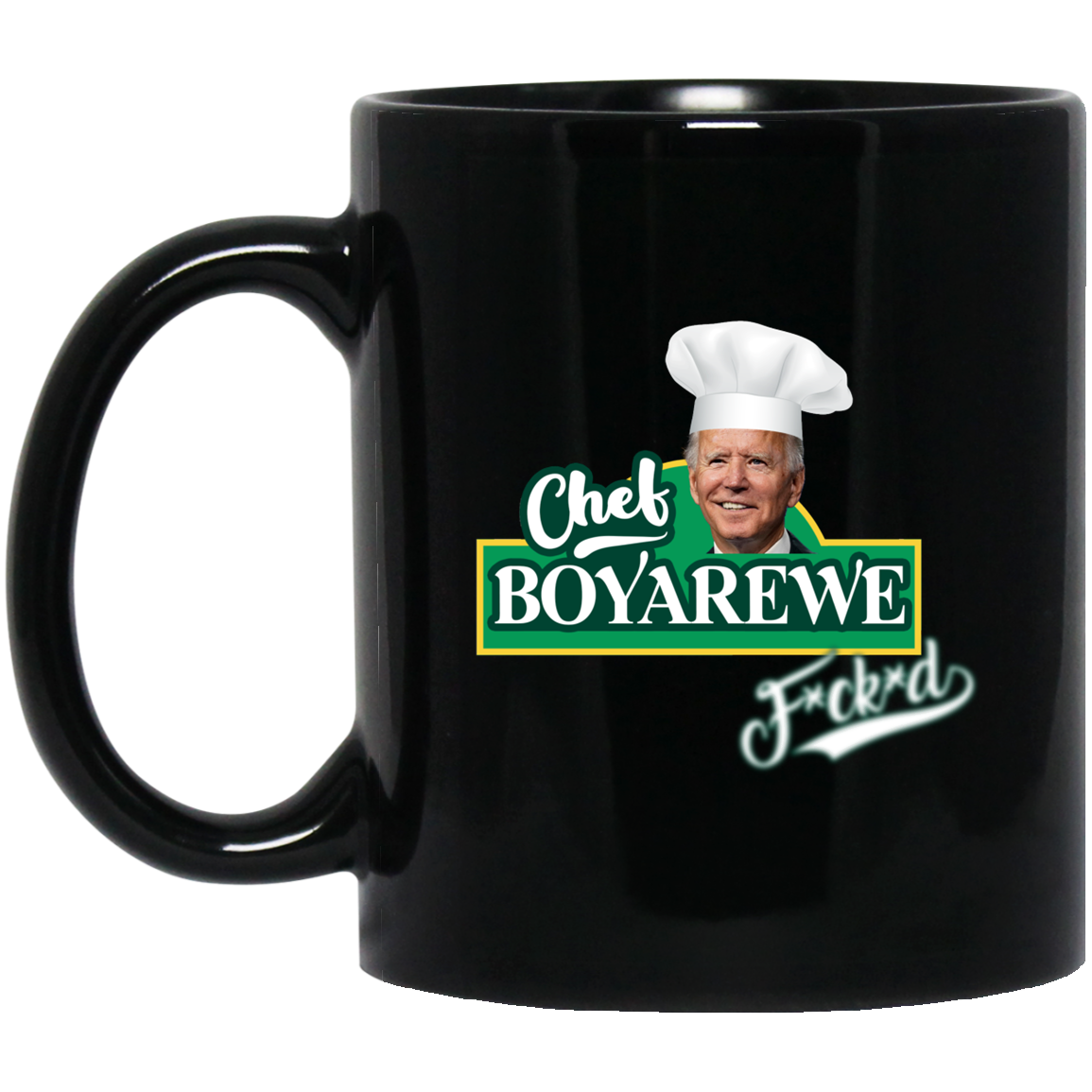 Chef Boyarewe 11 oz. Black Mug
