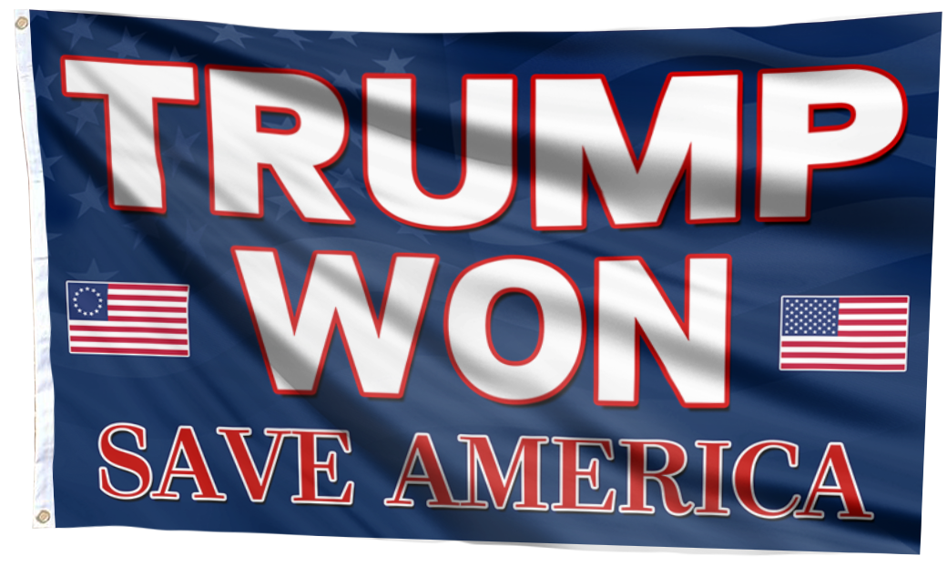 Trump Won - Save America Flag
