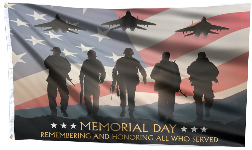 Memorial Day Flag - Remembering And Honoring All Who Served