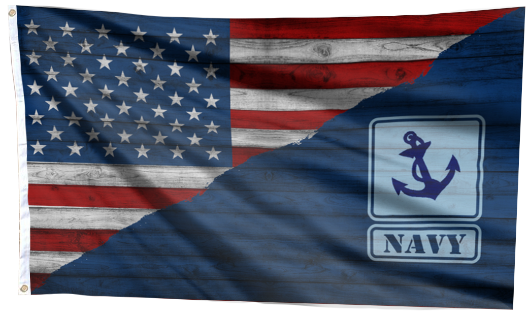 US Navy American Flag