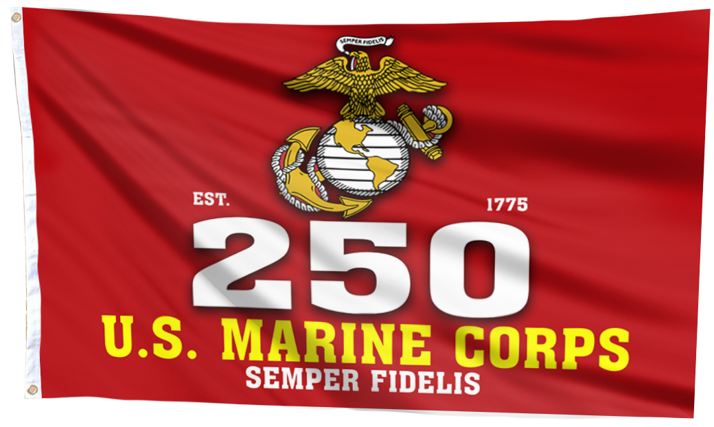 250 U.S. Marine Corp Flag