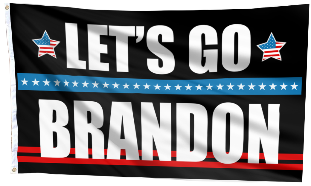 Let's Go Brandon Honor Stripes Flag