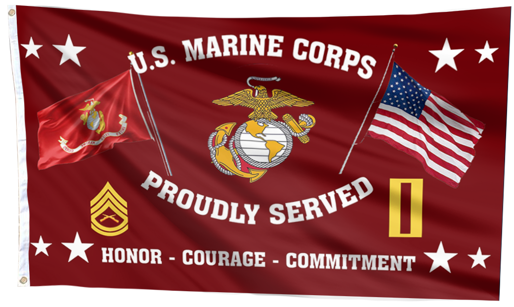 United States Marine Corps - CWO5 Flag