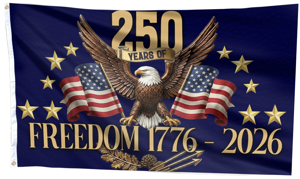 250 Freedom 1776-2026 Flag