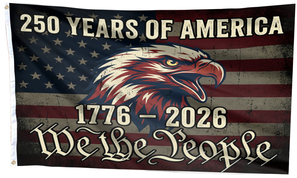 We The People America 250 Flag