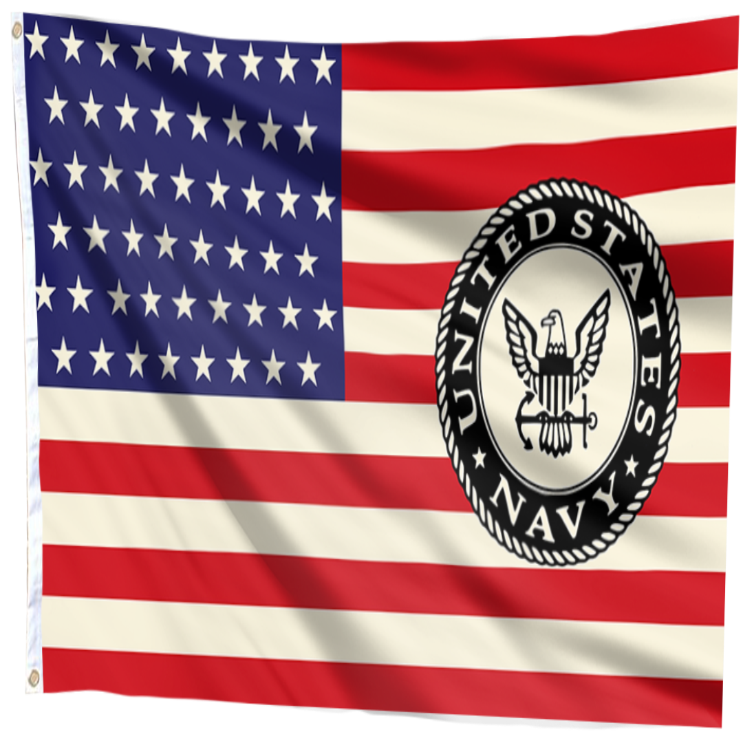 Navy USA Flag