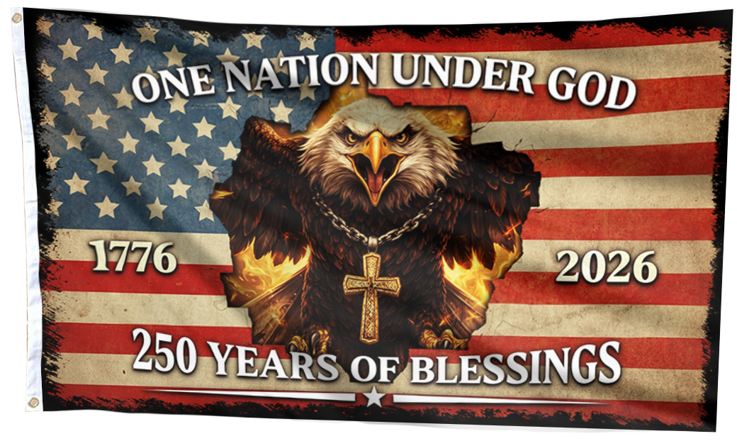 One Nation Under God - 250 Years of Blessings Flag