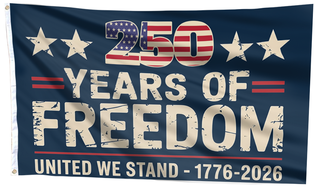 USA 250 Years of Freedom United Flag