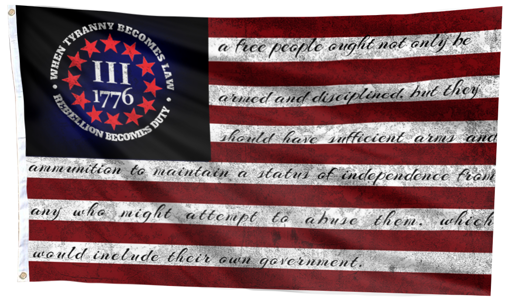 We The People 1776 American Flag