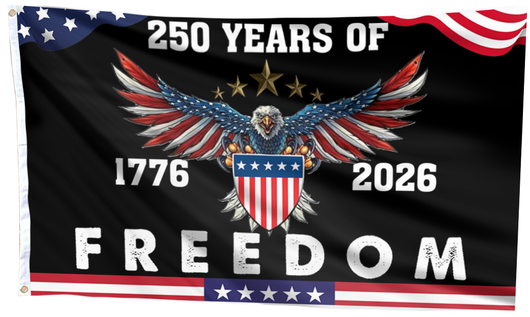 U.S. 250th Birthday Freedom Flag