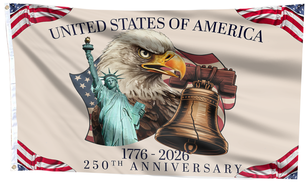 Eagle of Independence - 250th Anniversary Flag