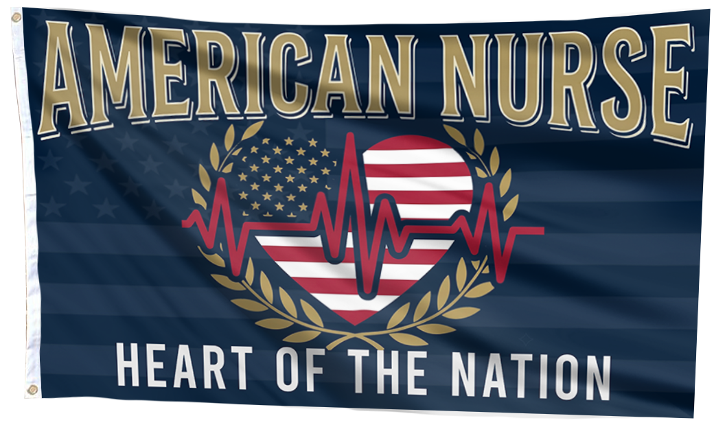 American Nurse - Heart of the Nation Flag