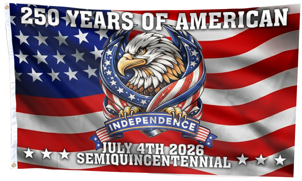250 Years of American Independence Flag