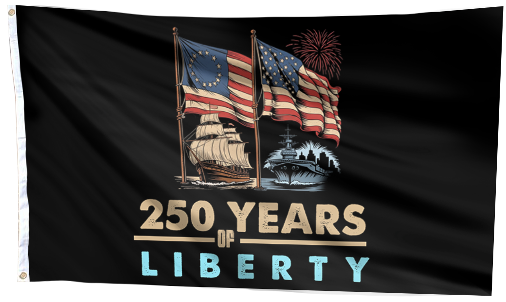 250 Years of Liberty Flag