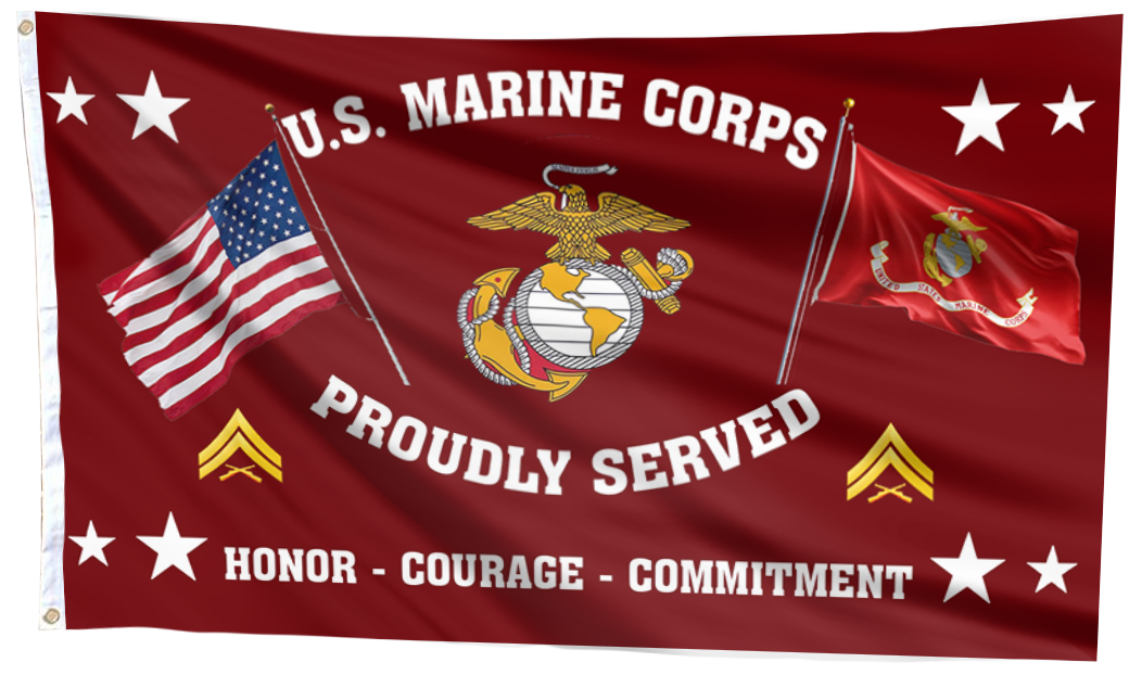 United States Marine Corps - Corporal Flag