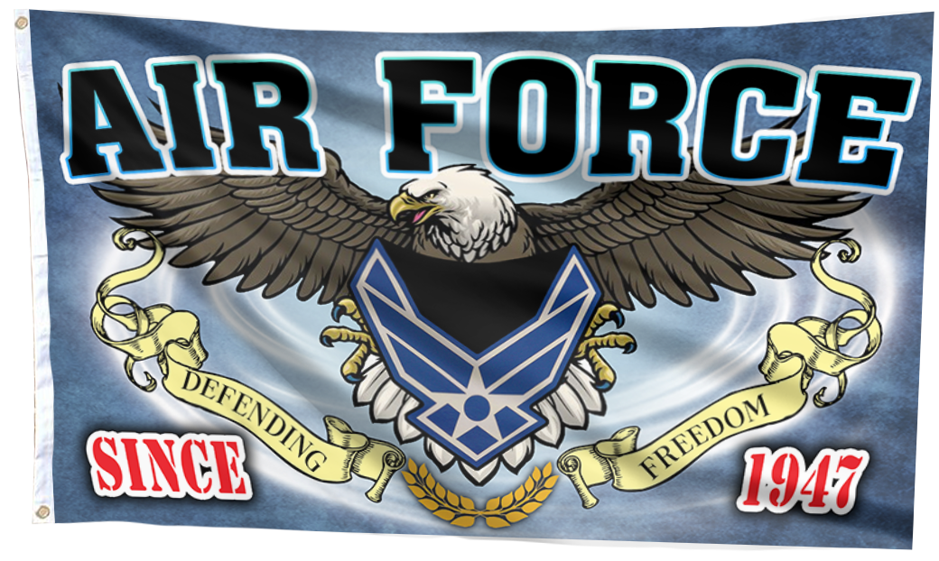 Air Force Defending Freedom Flag