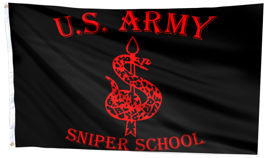 U.S. Army Sniper School Black Flag