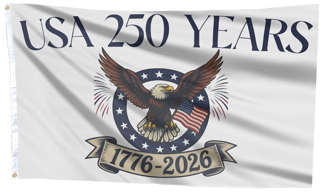 USA 250 Year Eagle Flag