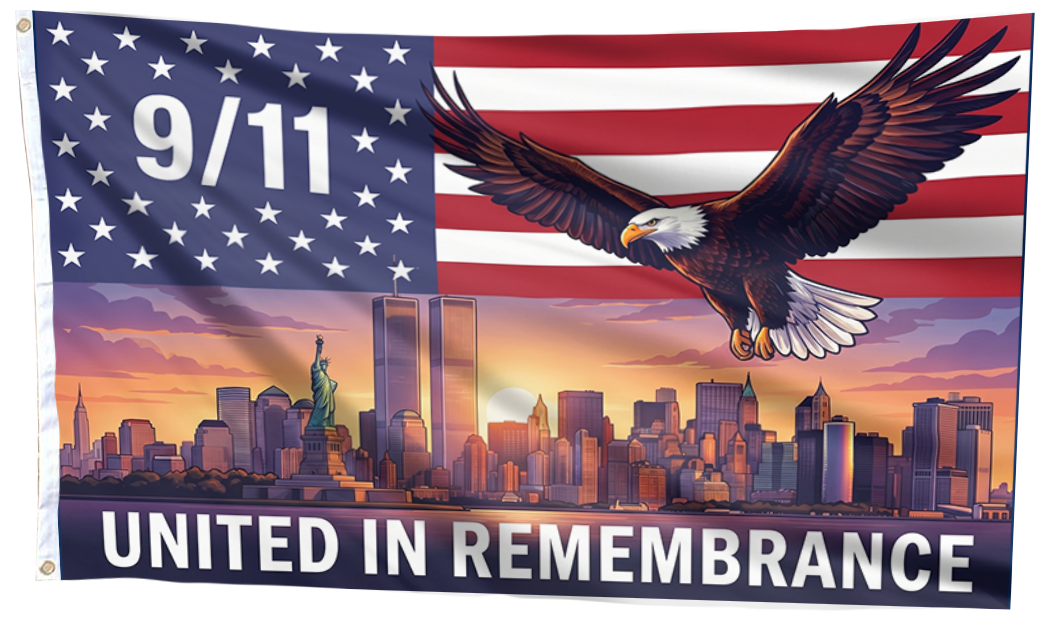 9/11 United in Remembrance Eagle Flag