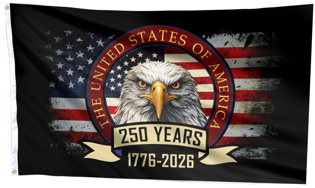 The United States of America 250 Years Flag