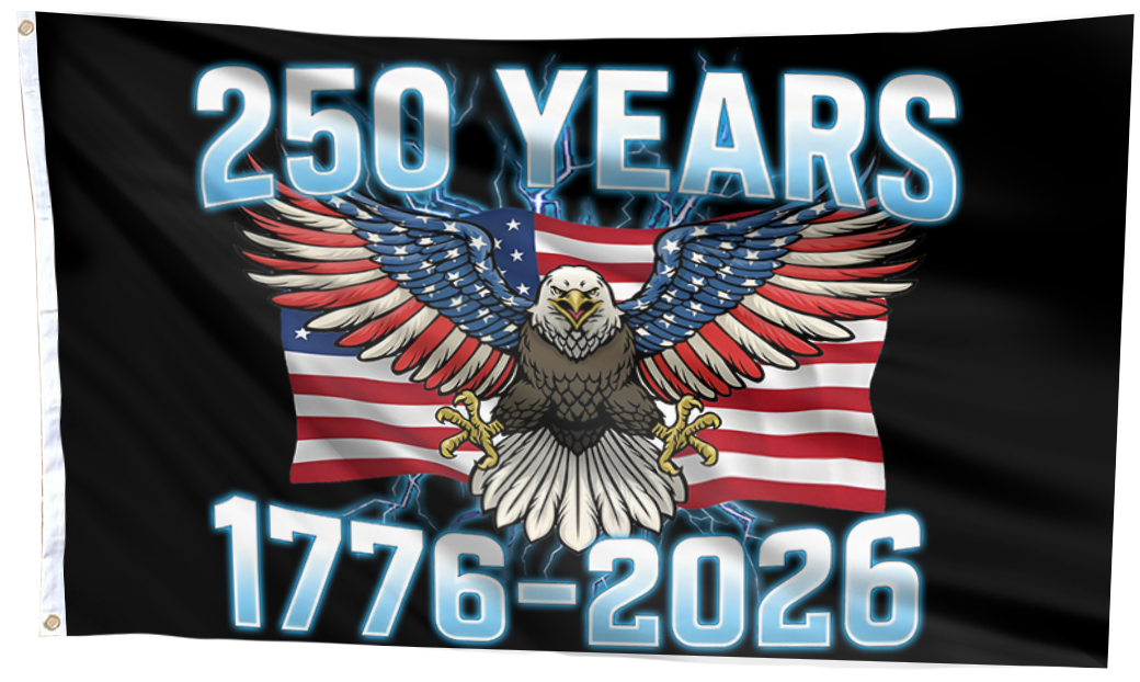 1776–2026 Freedom Eagle Flag