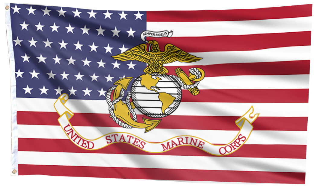 United States Marine Corps Patriotic Flag
