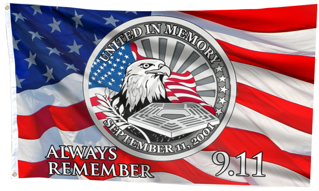 Always Remember 9/11 Eagle Flag