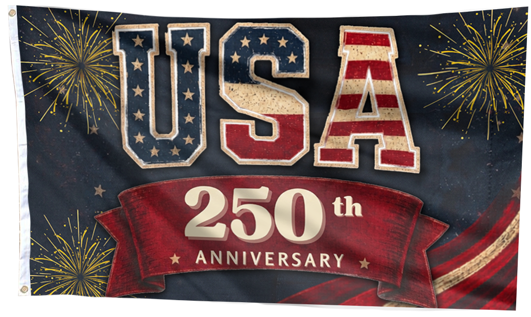Celebrating America's 250th Flag