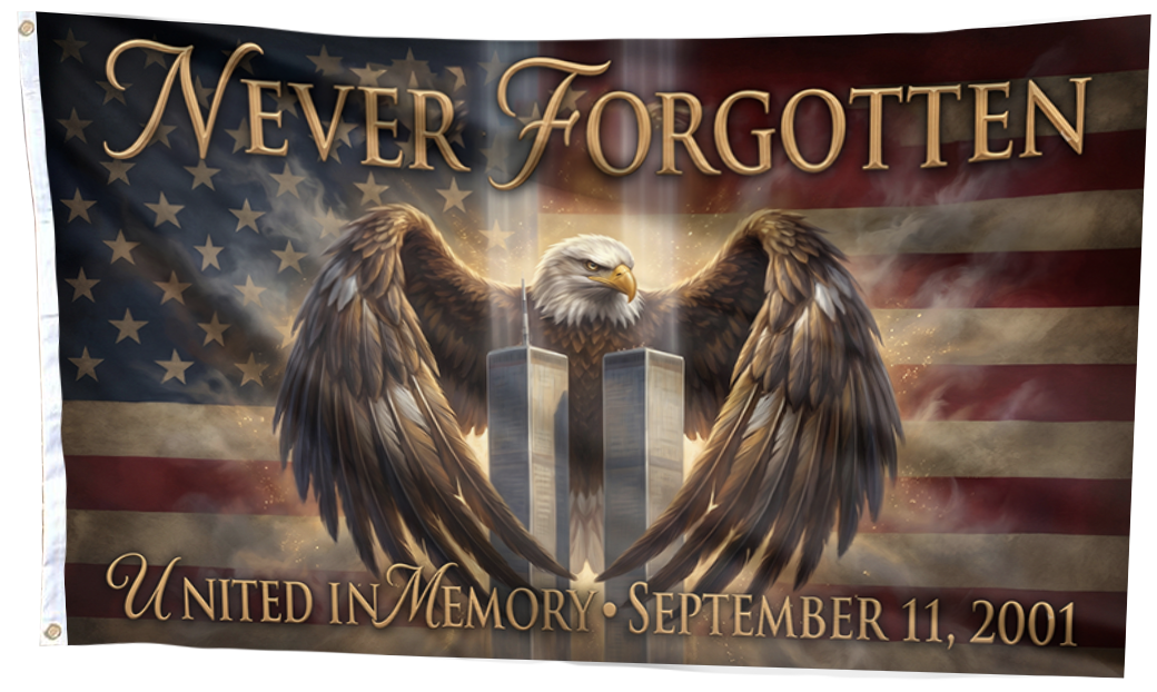Never Forgotten - United in Memory Flag