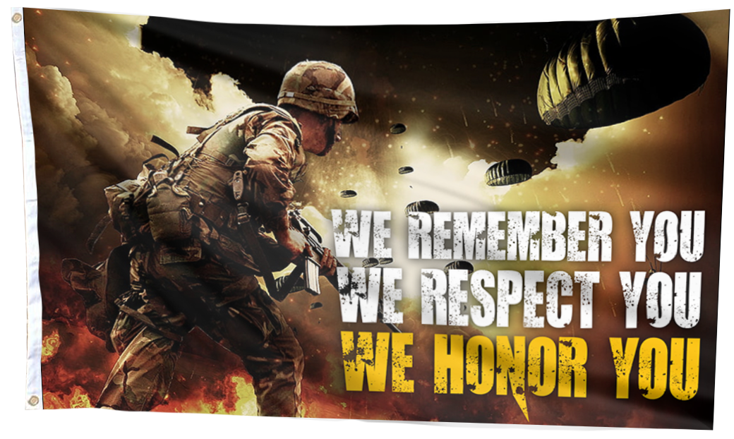We Remember You - Memorial Flag