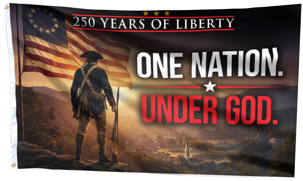 250 Years of Liberty - One Nation Under God Flag