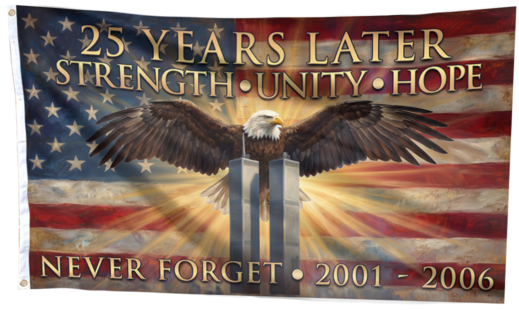 25 Years Later - Never Forget Flag