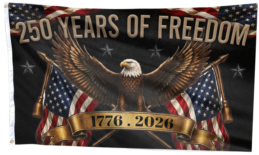 Freedom Since 1776 Eagle Flag