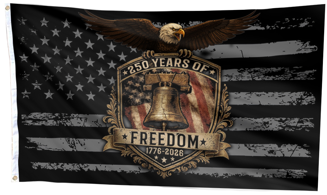Liberty Endures: Semiquincentennial Freedom Flag