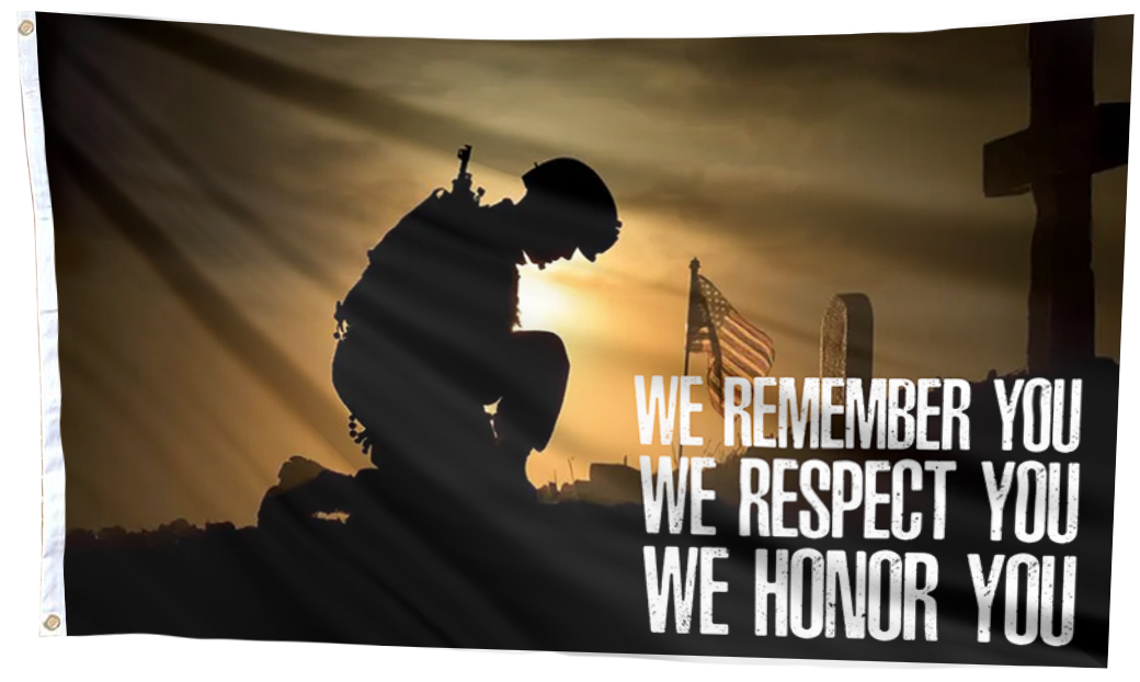 We Honor You Flag