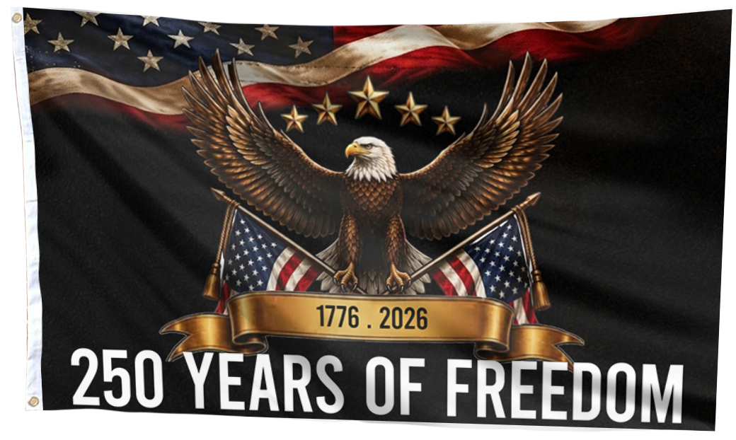 A Quarter Millennium of Freedom Eagle Flag