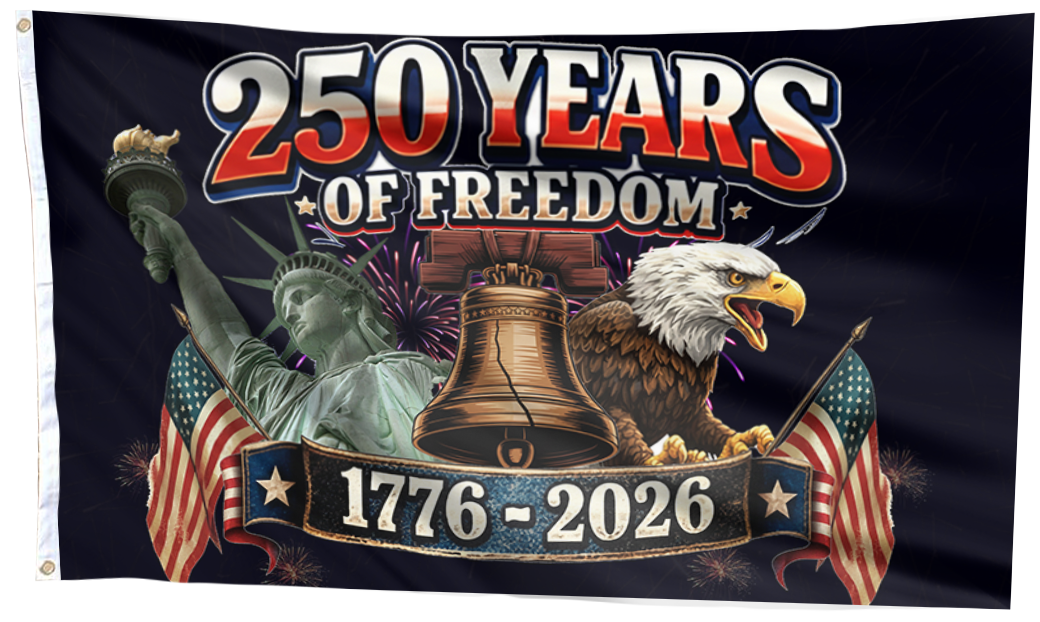250 Years of Freedom Commemorative Flag