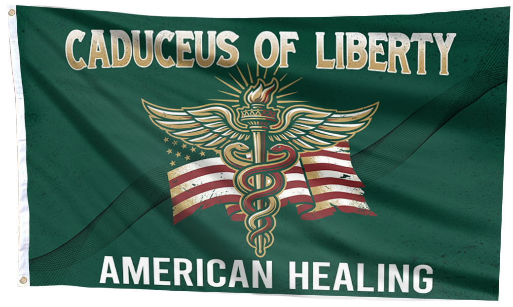 Caduceus of Liberty Flag