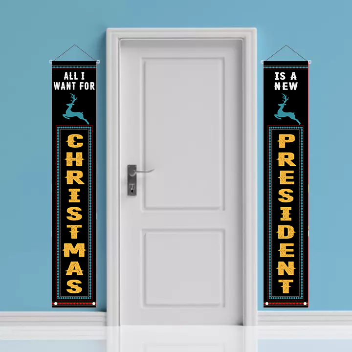 All I Want For Christmas Porch Yard Flag 3