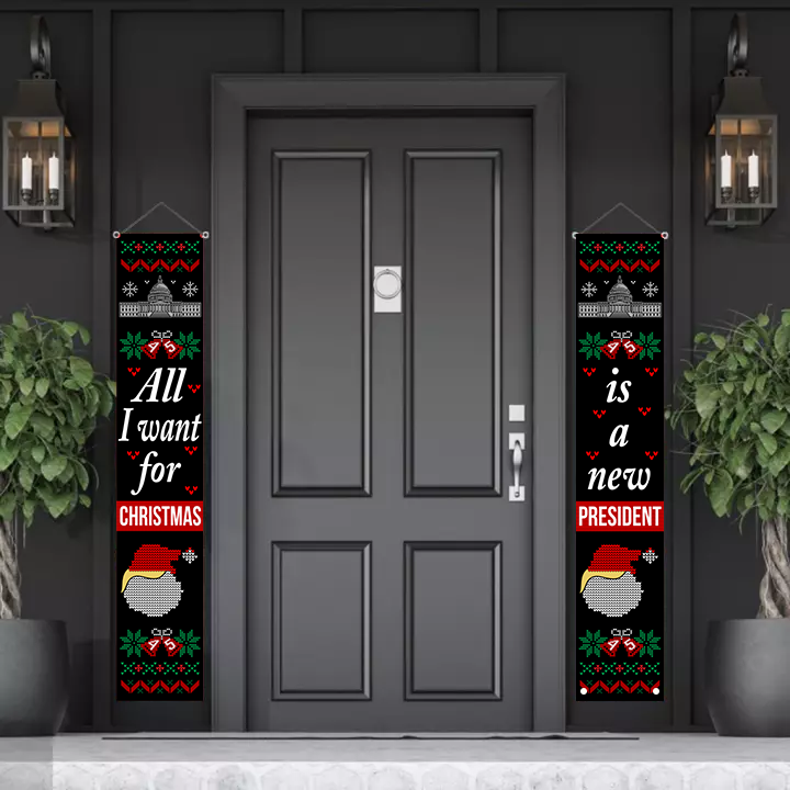 All I Want For Christmas Porch Yard Flag 1