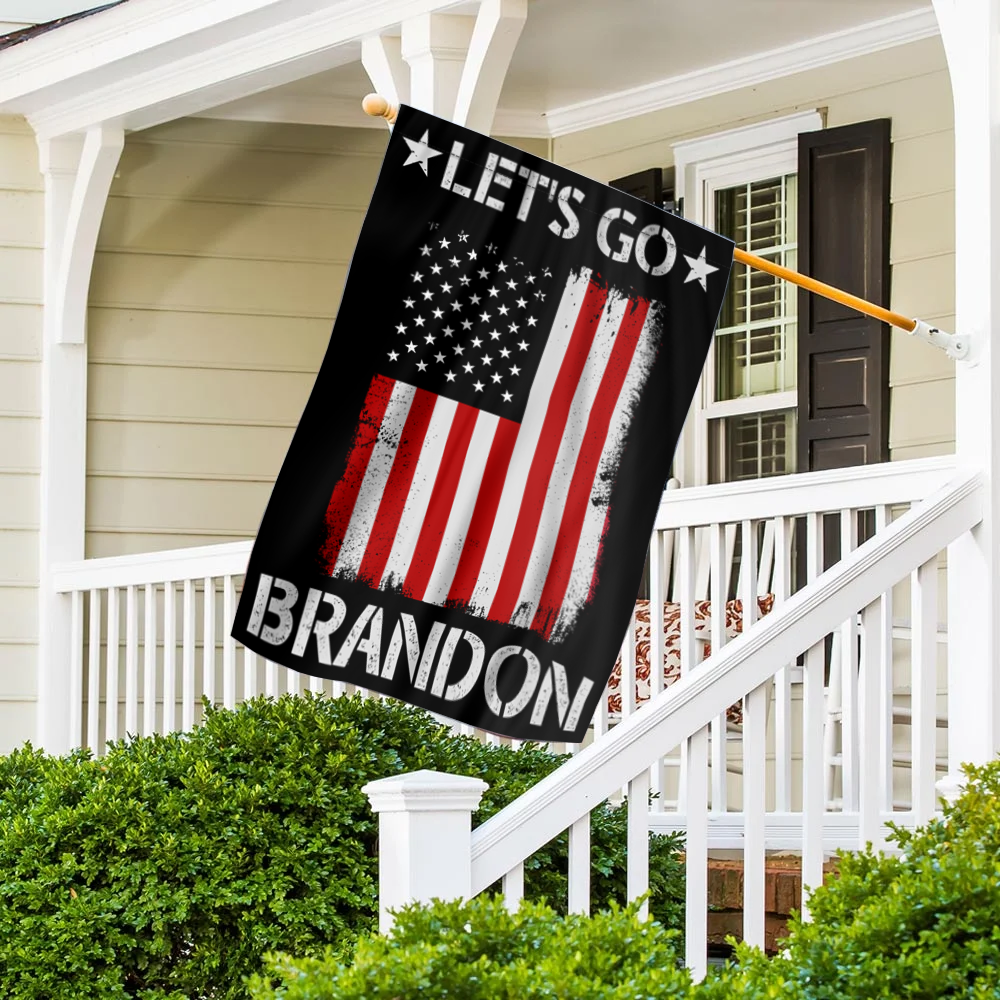 Let's Go Brandon USA House Flag
