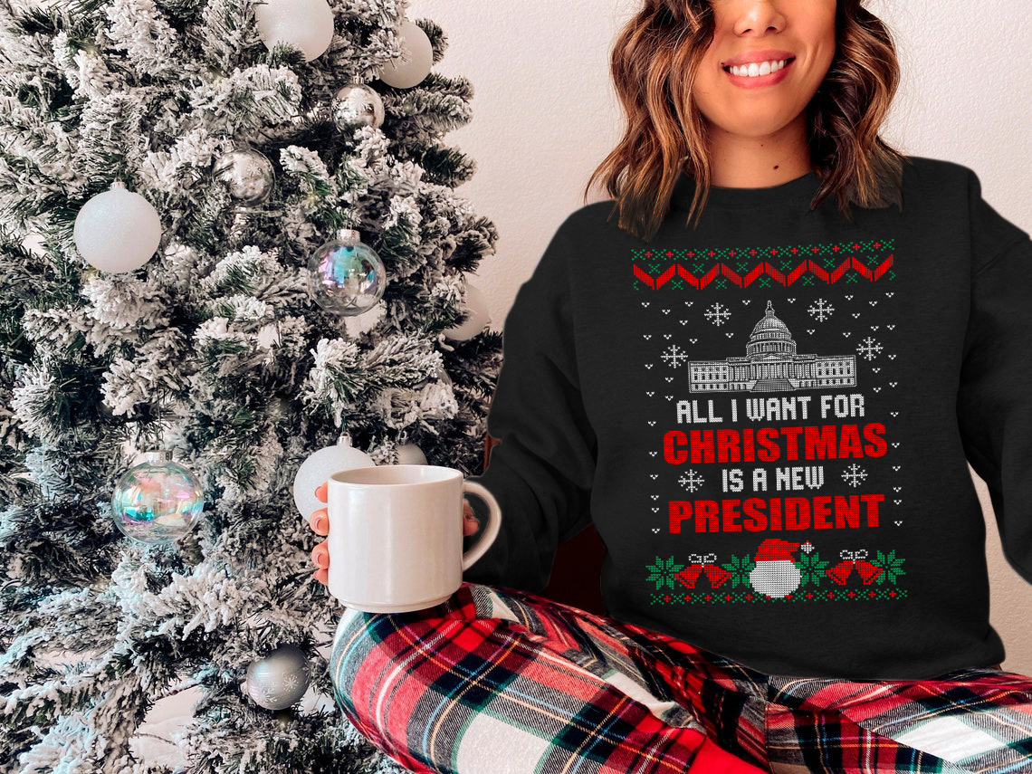 All I Want For Christmas Ugly Sweater 1