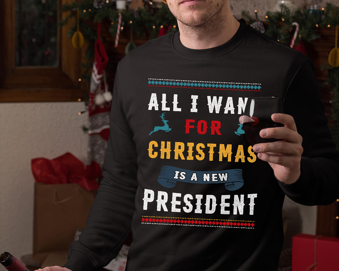 All I Want For Christmas Ugly Sweater 3