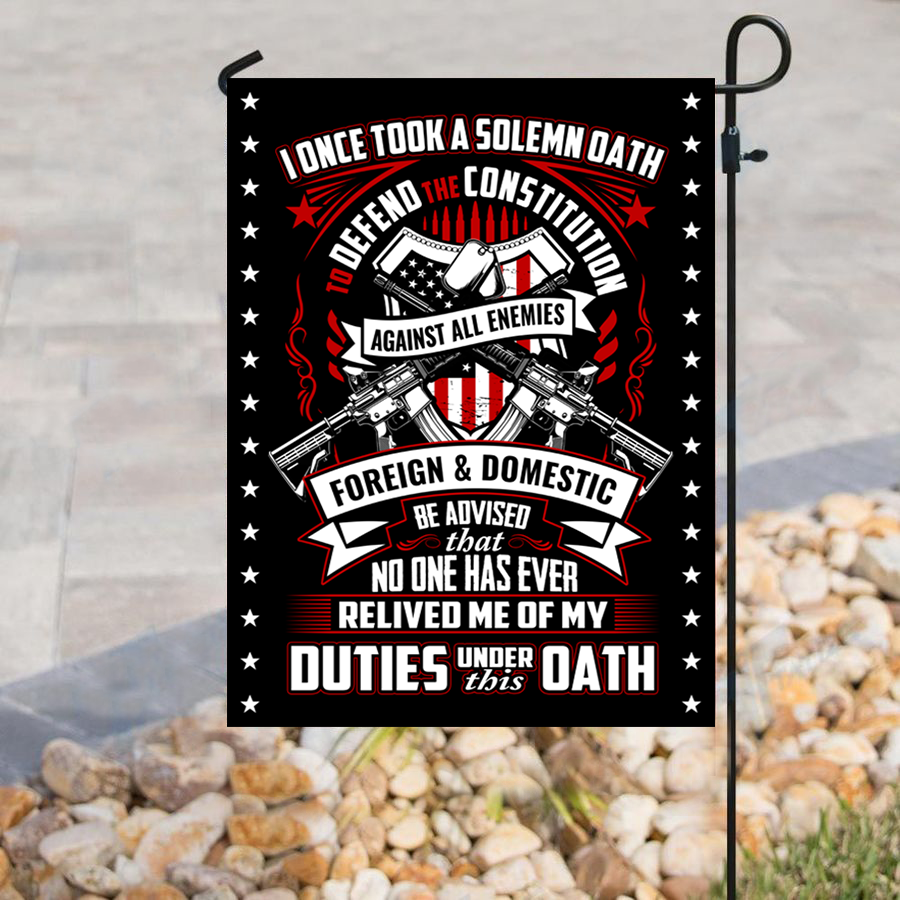 Duties Under This Oath House Flag